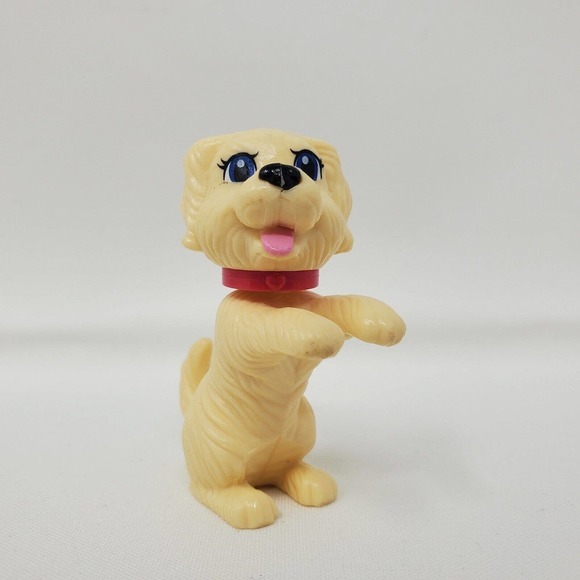 Barbie Pet Dog Taffy Puppy Figure Bobble Head Retriever Replacement Strollin Pup - Picture 1 of 6